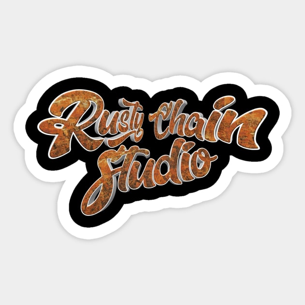 Rusty Chain studios Sticker by Small Batch Network